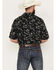 Image #4 - Wrangler Men's Coconut Cowboy Western Snap Shirt, Black, hi-res