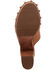 Image #7 - Dingo Women's Clover Wooden Sandals, Tan, hi-res