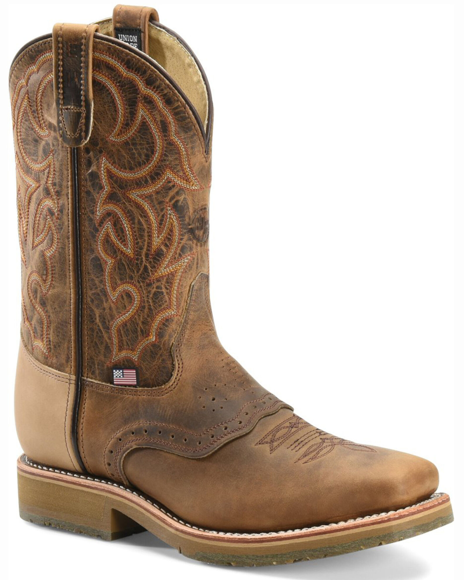 Double H Men s Ice Roper Western Work Boots Steel Toe Country