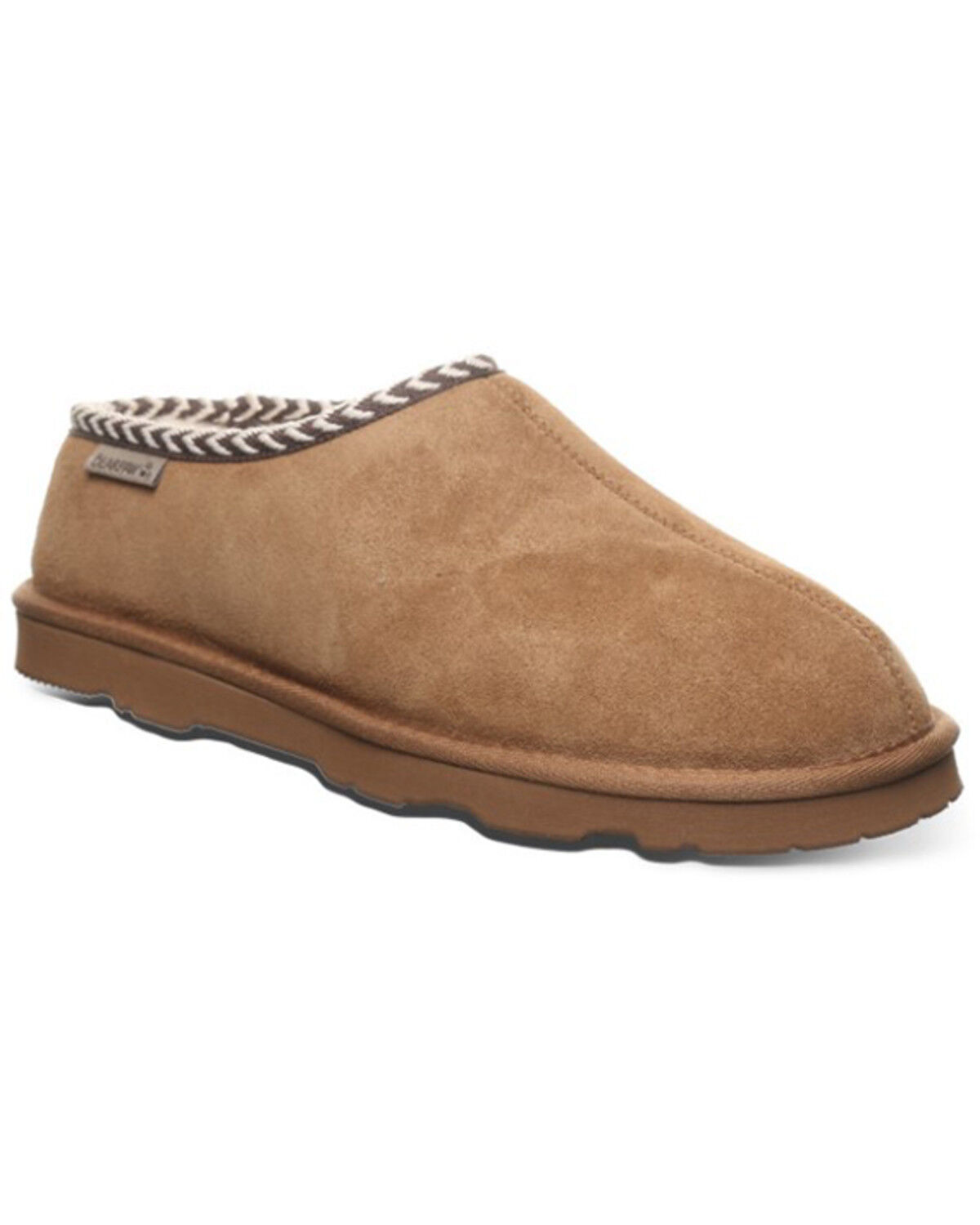 Image #1 - Bearpaw Men's Beau Slippers, Brown, hi-res
