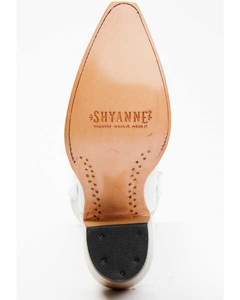 Shyanne Women's Billie Western Boots - Snip Toe, White, hi-res