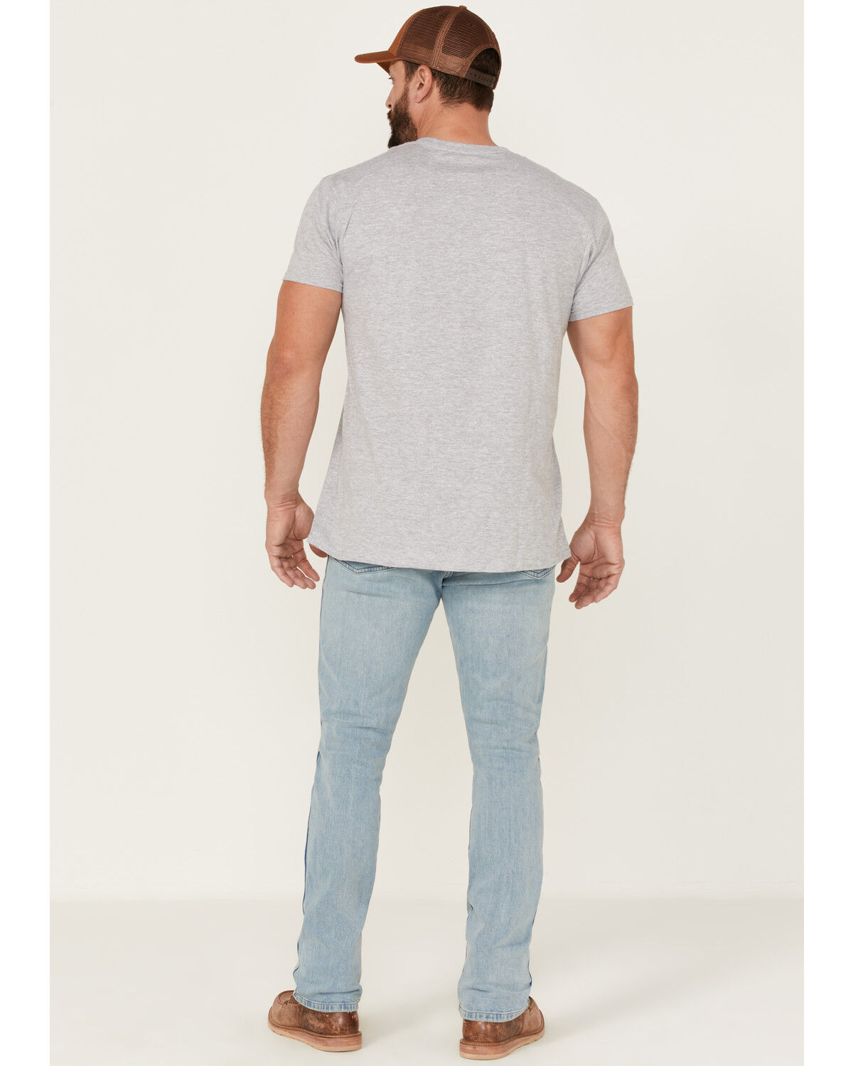 Image #3 - Wrangler X Fender Men's Greensboro Cowboy Rockstar Relic Distressed Regular Straight Jeans, Indigo, hi-res