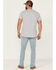 Image #3 - Wrangler X Fender Men's Greensboro Cowboy Rockstar Relic Distressed Regular Straight Jeans, Indigo, hi-res