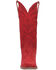Image #4 - Dingo Women's Out West Suede Western Boots - Snip Toe, Red, hi-res