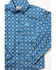 Image #2 - Cinch Toddler Boys' Geo Print Long Sleeve Button-Down Western Shirt, Royal Blue, hi-res