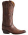 Image #1 - Lucchese Women's Marcella Western Boots - Snip Toe, Brown, hi-res