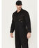 Image #2 - Dickies Men's Deluxe Blended Long Sleeve Coveralls, Black, hi-res