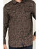 Image #3 - Moonshine Spirit Men's Pitch Floral Paisley Print Long Sleeve Snap Western Shirt, Black, hi-res
