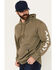 Image #3 - Ariat Men's Rebar Roughneck Pullover Hooded Sweatshirt, Green, hi-res