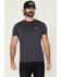 Image #2 - Brixton Men's Parsons Logo Short Sleeve Graphic T-Shirt, Blue, hi-res