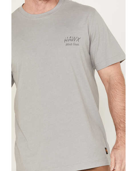 Image #3 - Hawx Men's Graphic Short Sleeve T-Shirt, Light Grey, hi-res