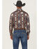 Image #4 - Rock & Roll Denim Men's Southwestern Print Long Sleeve Snap Stretch Western Shirt, Multi, hi-res