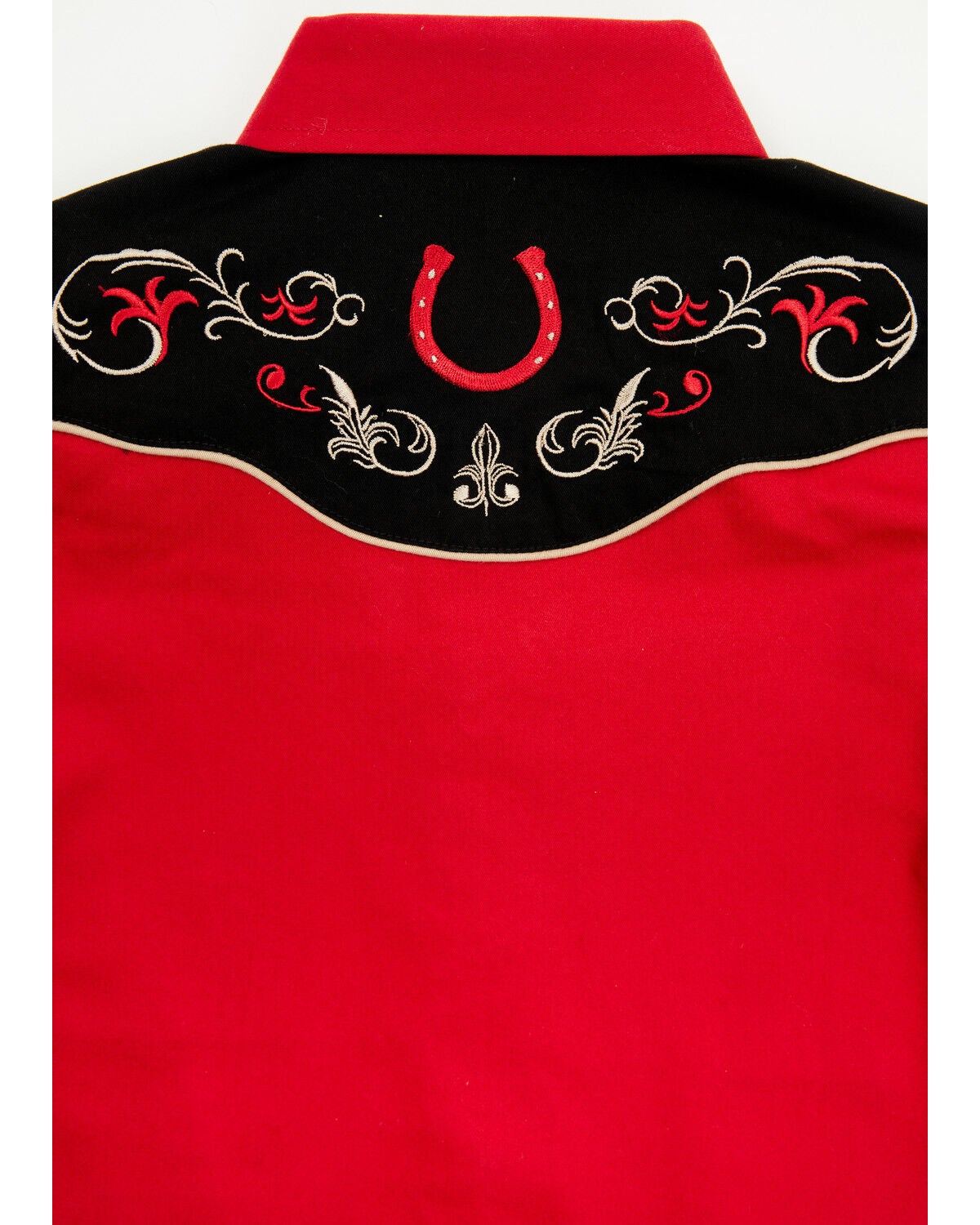 Avalon Boys' Embroidered Long Sleeve Snap Western Shirt - Country