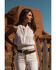 Image #2 - Shyanne Women's Sleeveless Embroidered Halter Top, White, hi-res