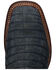 Image #6 - Dan Post Women's Exotic Sueded Caiman Western Boots - Broad Square Toe, Blue, hi-res