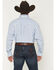 Image #4 - Wrangler Men's Plaid Print Long Sleeve Button-Down Western Shirt - Big, Blue, hi-res