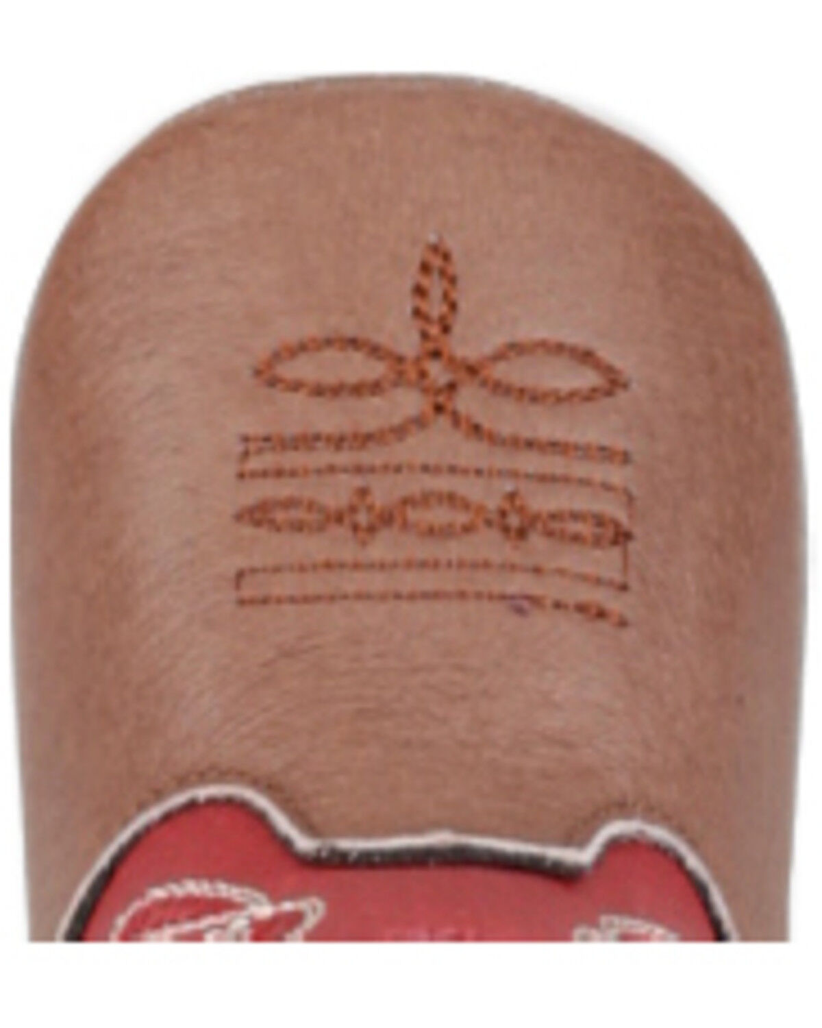 Image #6 - Justin Infant Boys' Baby Canter Western Boots - Broad Square Toe, Red, hi-res