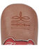 Image #6 - Justin Infant Boys' Baby Canter Western Boots - Broad Square Toe, Red, hi-res