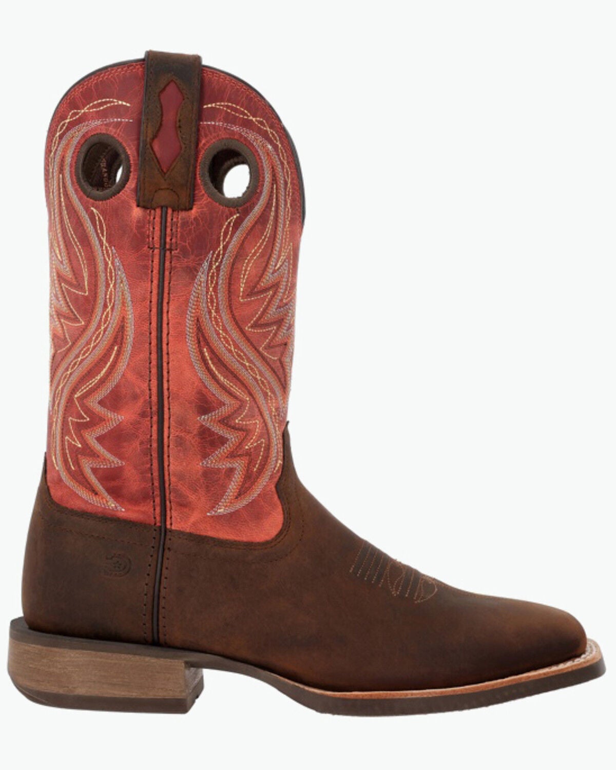 Image #2 - Durango Men's Rebel Pro&trade; Performance Western Boots - Broad Square Toe, Brown, hi-res