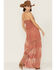 Image #4 - Wishlist Women's Sheer Lace Sleeveless Brick Maxi Dress , , hi-res