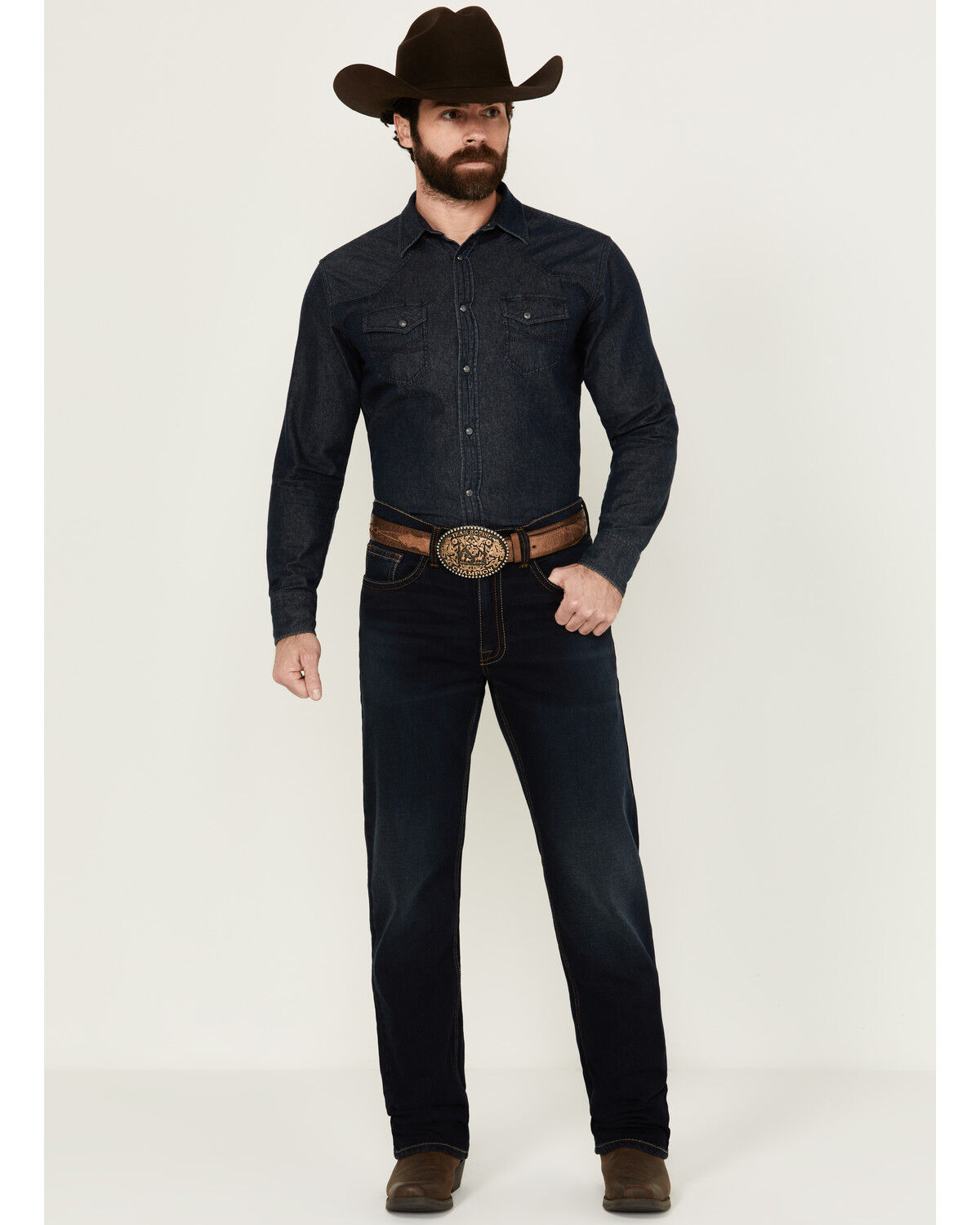 Image #1 - Cody James Men's Jackson Slim Straight Stretch Denim Jeans, Dark Wash, hi-res