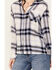 Image #3 - North River Women's Crinkle Ryn Lavender Plaid Shirt, Lavender, hi-res