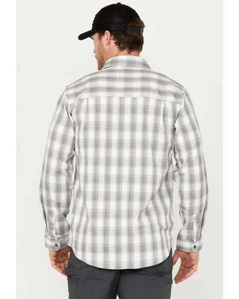 Image #4 - Dickies Men's Temp IQ Plaid Long Sleeve Western Snap Work Shirt, Charcoal, hi-res