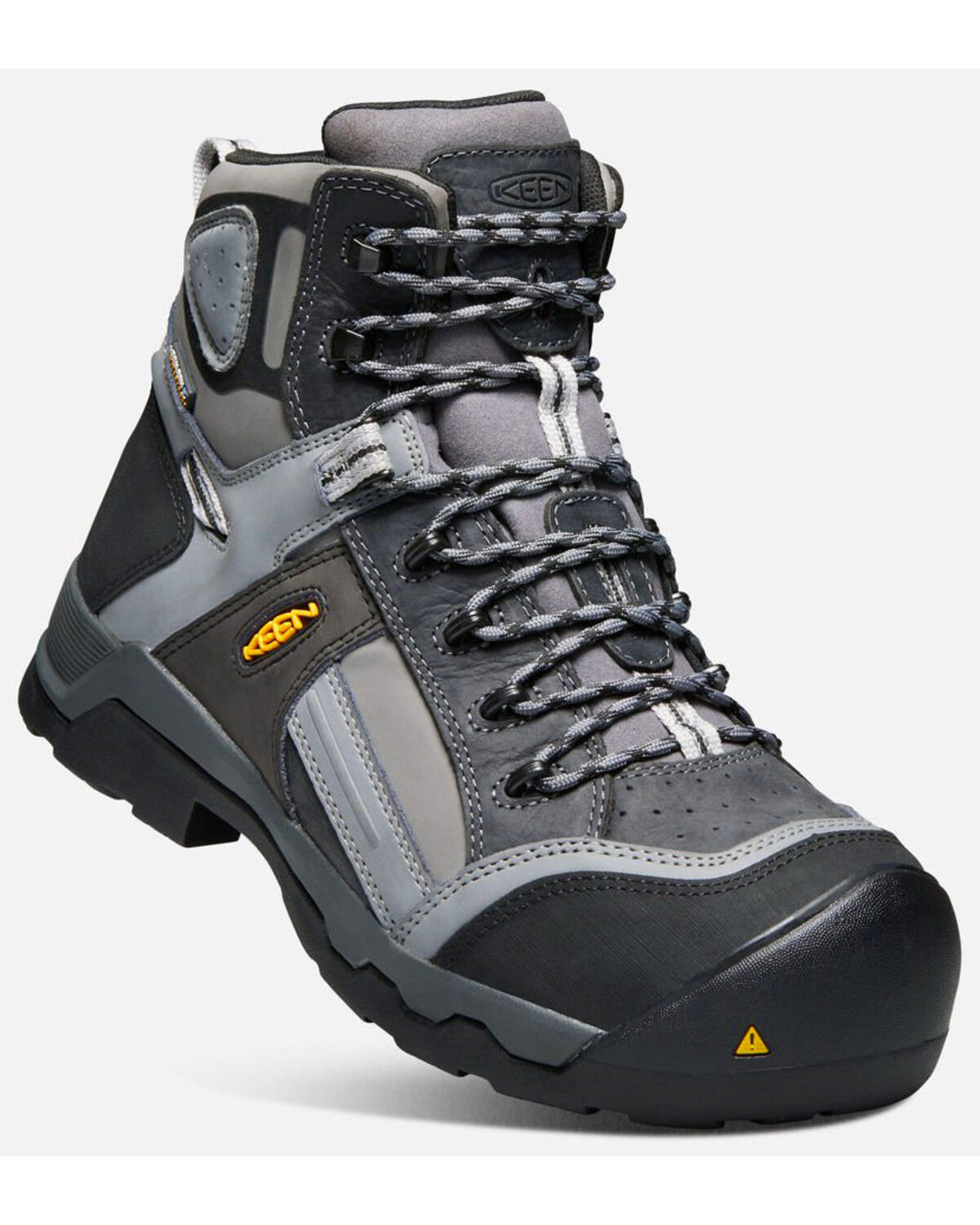 Image #5 - Keen Men's Davenport Waterproof 6" Boots - Composite Toe, Black, hi-res