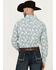 Image #4 - Ariat Men's Emanuel Palm Leaf Print Long Sleeve Button-Down Western Shirt, White, hi-res