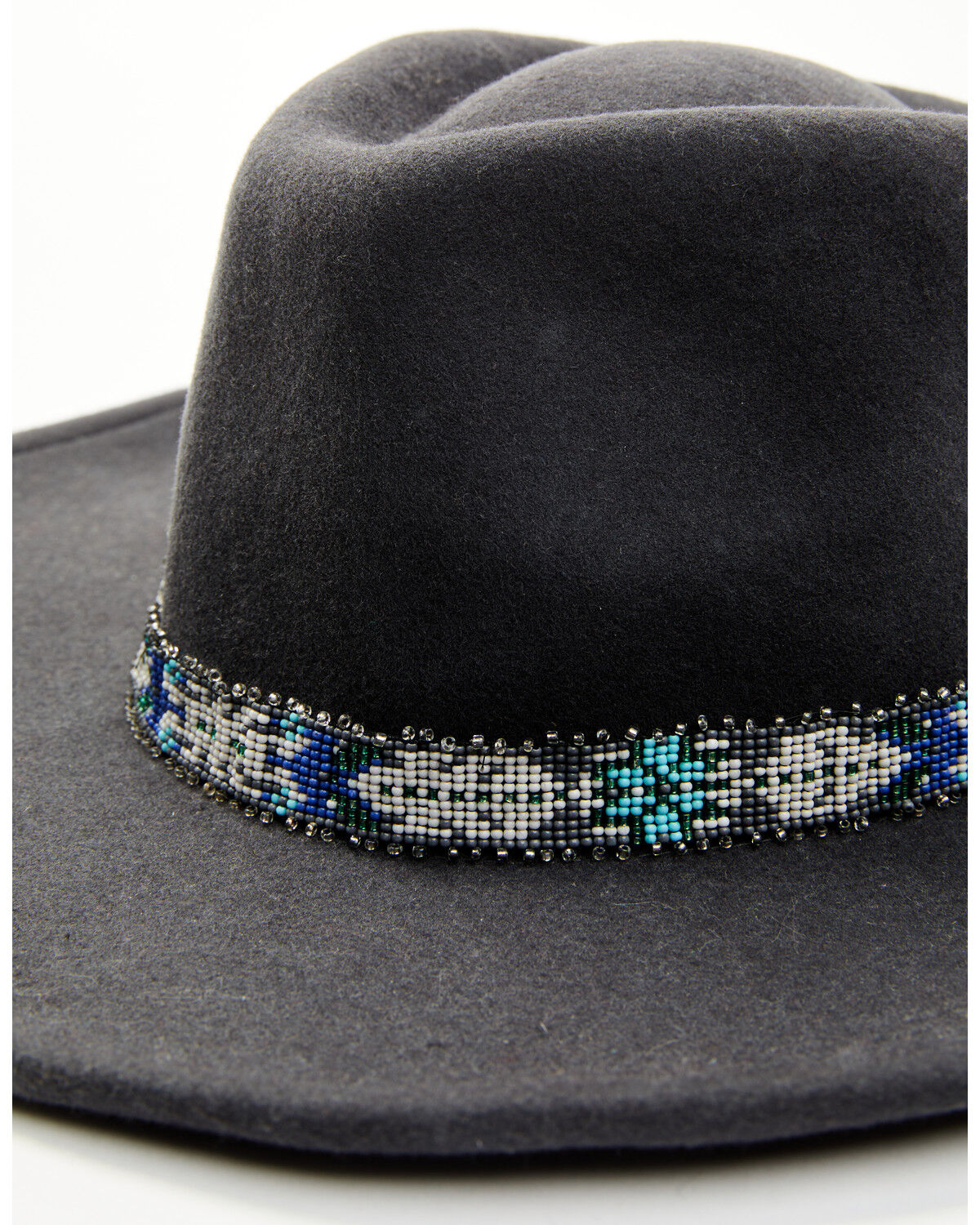 Image #2 - Nikki Beach Women's Wynter Rancher Felt Western Fashion Hat, Grey, hi-res