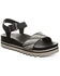 Image #1 - Bearpaw Women's Orion Platform Sandals, Black/white, hi-res