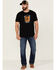 Image #2 - Moonshine Spirit Men's Hungover Again Graphic T-Shirt, Black, hi-res