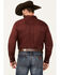 Image #4 - Cody James Men's Basic Twill Long Sleeve Button-Down Performance Western Shirt - Tall, Wine, hi-res
