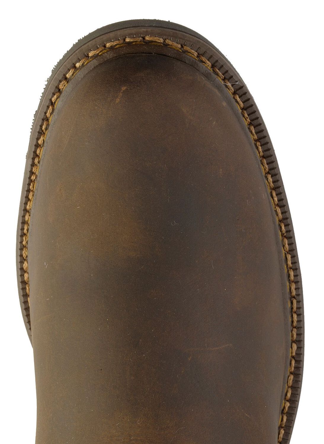 Image #6 - Justin Men's J-Max Balusters Electrical Hazard Pull On Work Boots - Steel Toe, Chocolate, hi-res