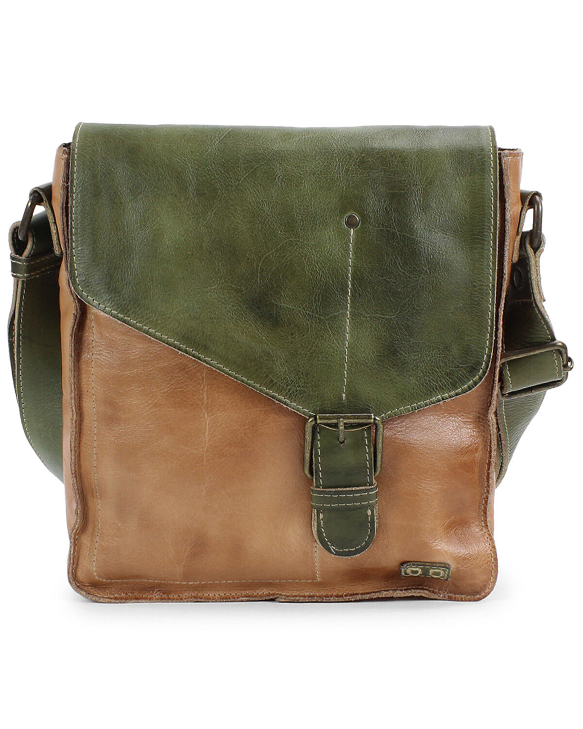 Image #1 - Bed Stu Women's Venice Beach Crossbody Bag, Distressed Brown, hi-res
