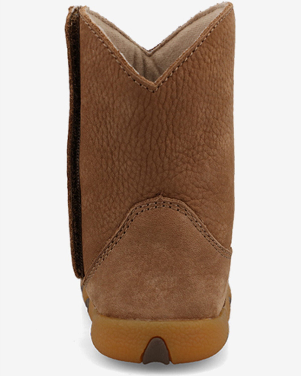 Image #5 - Twisted X Toddler Kid's Driving Moc Boots - Round Toe, Camel, hi-res