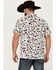 Image #4 - Cinch Men's Rodeo Conversational Print Short Sleeve Button-Down Performance Stretch Western Shirt, White, hi-res
