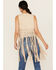 Image #4 - Idyllwind Women's Walnut Studded Fringe Faux Suede Vest, Sand, hi-res