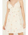 Image #3 - A.T.A.P Women's Crochet Floral Embroidered Sleeveless Mini Dress, Ivory, hi-res