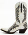 Dan Post Women's Ndulgence Vintage Leather Boots - Snip Toe, Black/white, hi-res