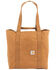 Image #1 - Carhartt 18L Firm Duck Tote Bag, Brown, hi-res