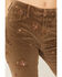 Image #2 - Driftwood Women's Farrah Embroidered Floral Corduroy Flare Jeans, Tan, hi-res