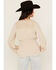 Image #4 - Shyanne Women's Lace Long Sleeve Button-Down Shirt, Natural, hi-res