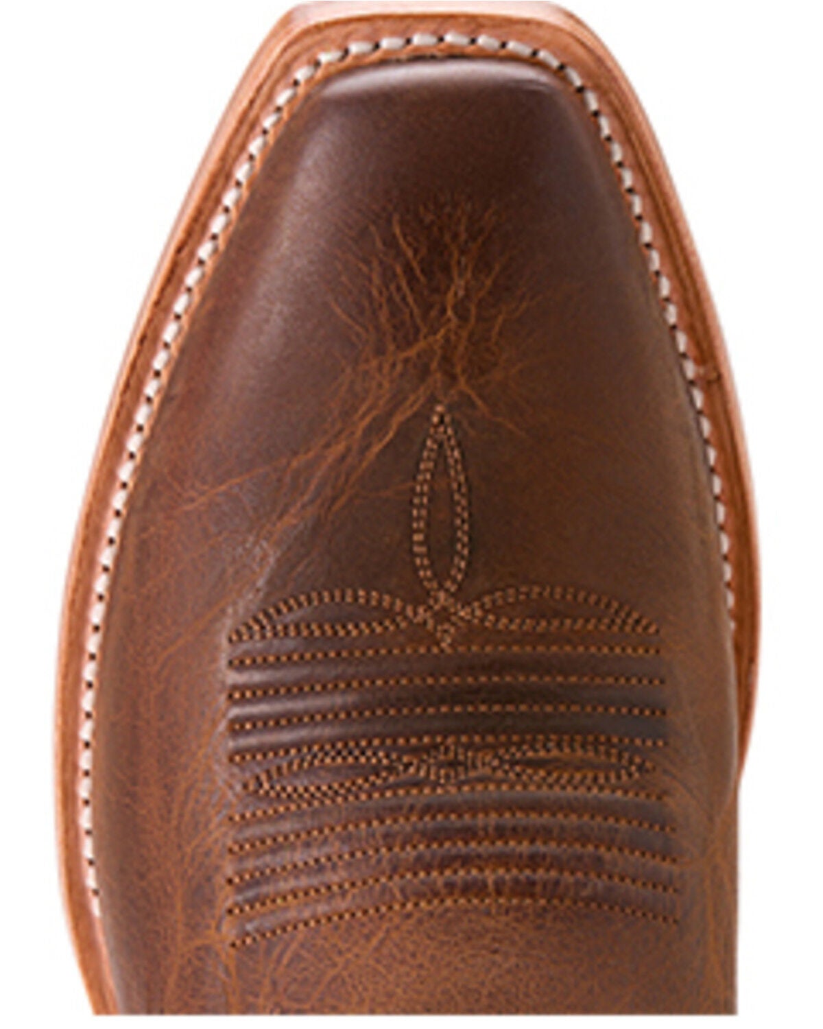 Image #4 - Ariat Men's Bronc Stomper Western Boots - Square Toe, Brown, hi-res