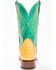 Dan Post Women's Exotic Watersnake Skin Western Boots - Broad Square Toe, Gold, hi-res