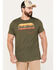 Image #1 - Brothers and Son's Men's Get Lost Short Sleeve Graphic T-Shirt, Dark Green, hi-res