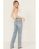 Image #3 - Rock & Roll Denim Women's Desperado Light Wash High Rise Bootcut Jeans , Light Wash, hi-res