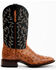Image #2 - Cody James Men's Full Quill Cognac Ostrich Exotic Western Boots - Broad Square Toe, Black, hi-res