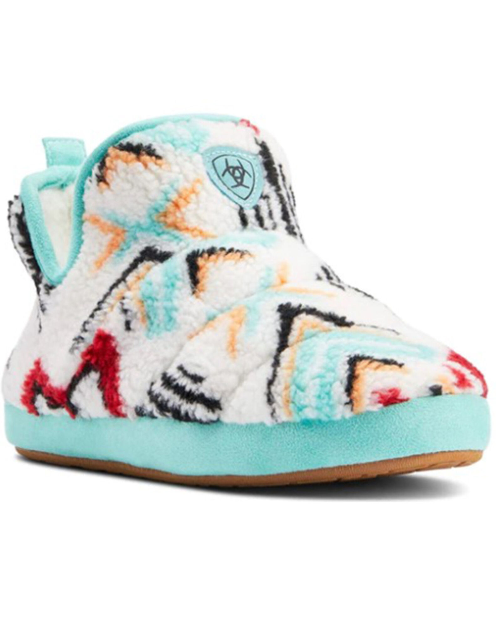 Womens fleece lined slippers sales