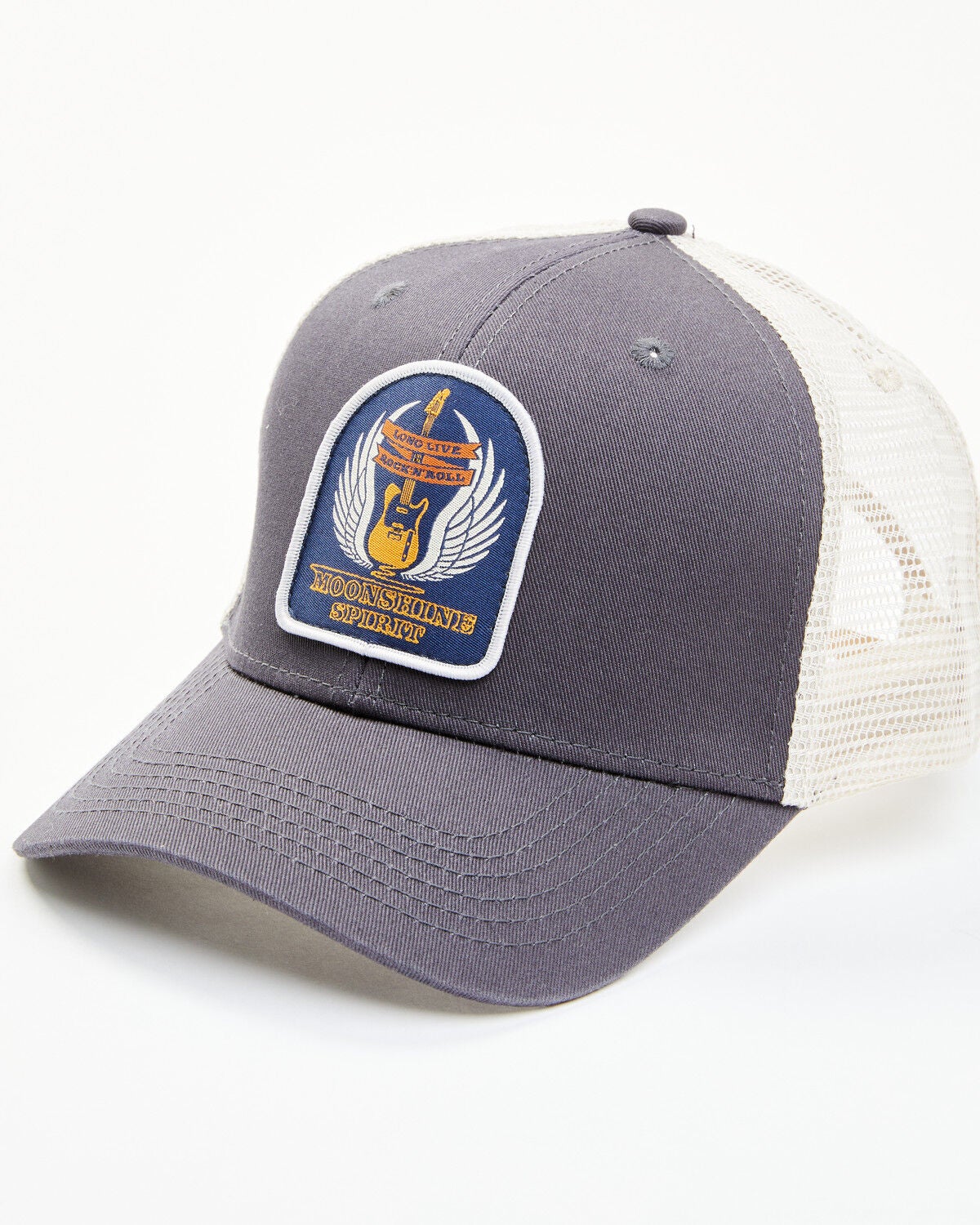 Moonshine Spirit&reg; Men's Guitar Wings Ball Cap, Grey, hi-res